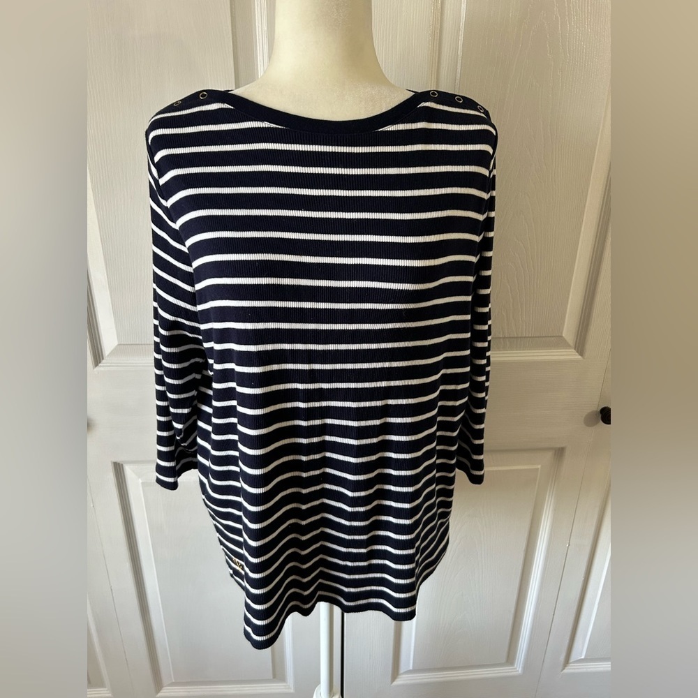 Lauren Ralph Lauren top shirt woman size xlarge blouse